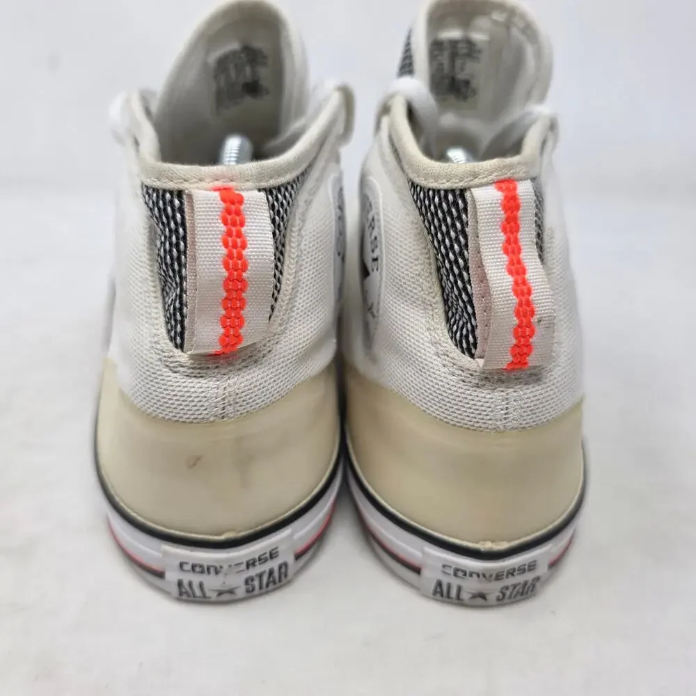 Converse Chuck Taylor All Star Mid White Canvas Sneakers Youth 5